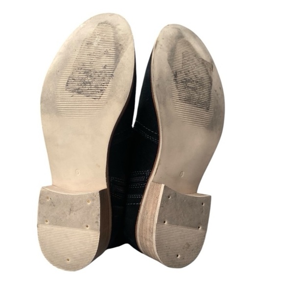 Crevo Linley Black Suede Distressed Booties I Size: 6 - Picture 10 of 11